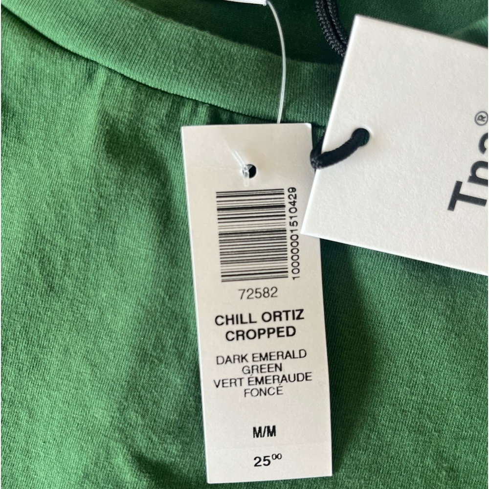 Green Aritzia TNA Oritz Cropped Tee | Size M